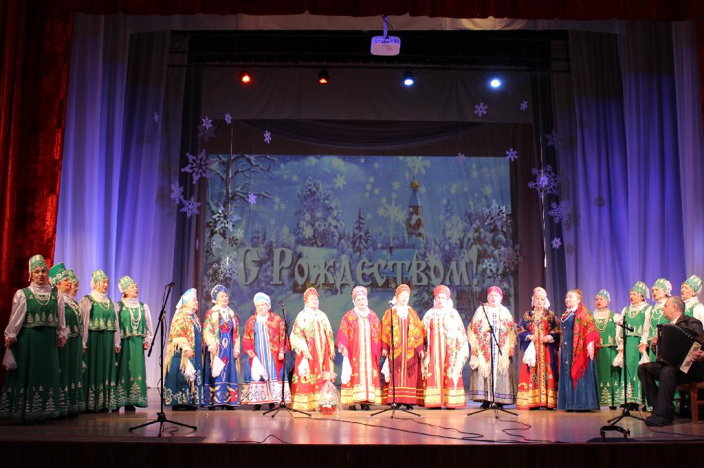 В праздничные зимние дни в Ломоносовском Дворце культуры прошел Рождественский концерт